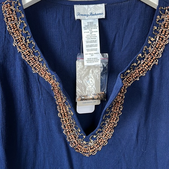 Tommy Bahama beaded tunic - Picture 3 of 5